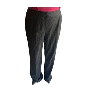 Lafayette 148 New York Black Virgin Wool Dress Pants size 12